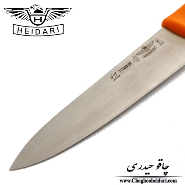 خرید و قیمت فروش چاقو و کارد قصابی حیدری تیتانیوم فولاد آلمان اصل سایز 8 باریک آشپزخانه