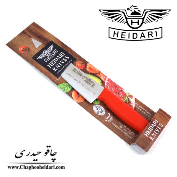 خرید فروش قیمت چاقو کارد راسته ای تیتانیوم حیدری دسته پلاستیک
