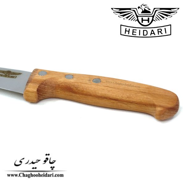 خرید و قیمت فروش چاقو و کارد بیخصی فولاد استیل حیدری دسته چوب