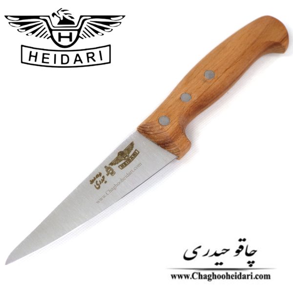 خرید و قیمت فروش چاقو و کارد بیخصی فولاد استیل حیدری دسته چوب