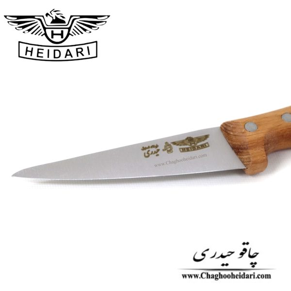 خرید و قیمت فروش چاقو و کارد بیخصی فولاد استیل حیدری دسته چوب