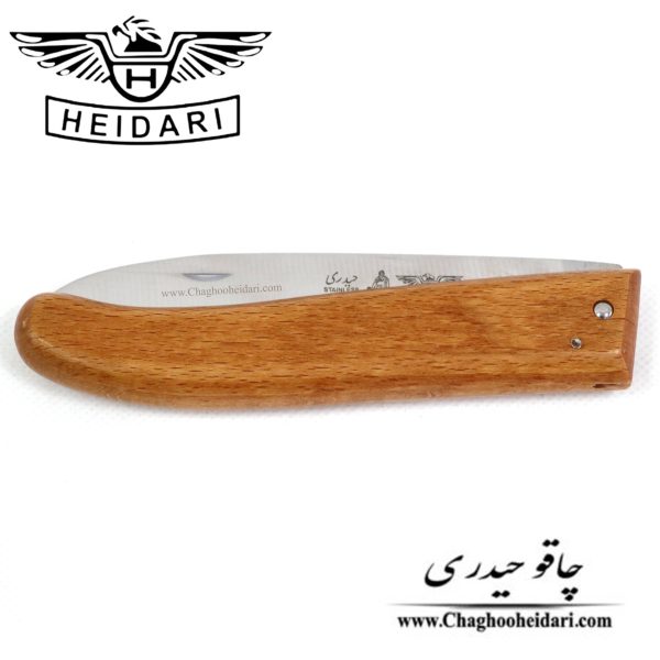 خرید فروش چاقو تاشو حیدری سایز 1 دسته چوب اصلی 