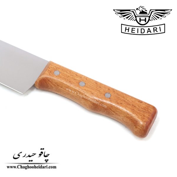 خرید فروش چاقو و کارد برگ زنی تیغه فولاد استیل حیدری دسته چوب مورد استفاده جهت کباب زنی رستوران و آشپزخانه حرفه ای و اماتور