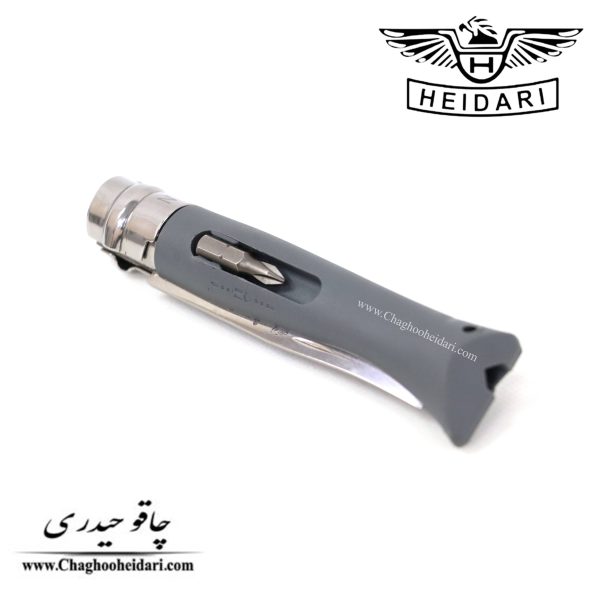 خرید فروش چاقو تاشو حیدری دسته پلاستیک اصلی طوسی