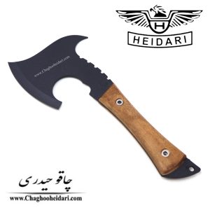 خرید فروش تبر / طبر تیغه مشکی طبیعت گردی غلاف دار