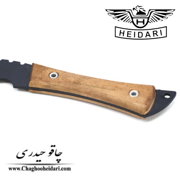 خرید فروش تبر / طبر تیغه مشکی طبیعت گردی غلاف دار