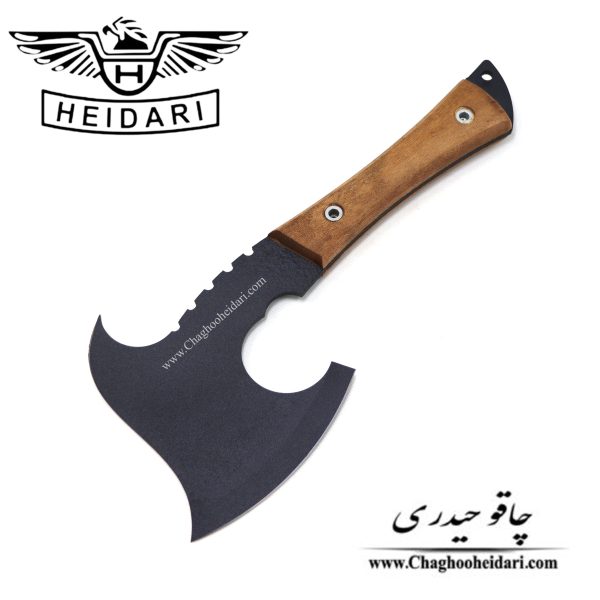 خرید فروش تبر / طبر تیغه مشکی طبیعت گردی غلاف دار