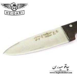 خرید فروش کارد چاقو سلاخی حیدری اصلی فولاد آلمان دسته چوب آفریقا سایز 4