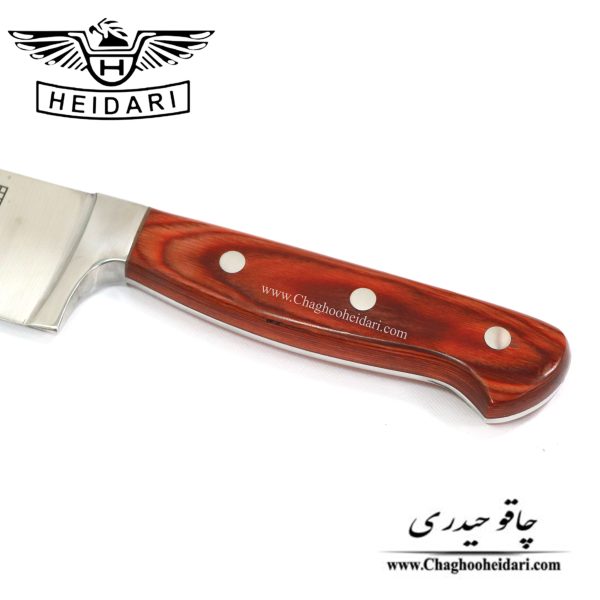 خرید فروش قیمت چاقو کارد راسته ای فورج دسته چوب سایز 7