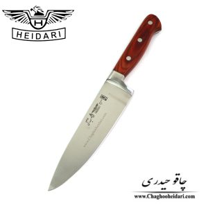 خرید فروش قیمت چاقو کارد راسته ای فورج دسته چوب سایز 8