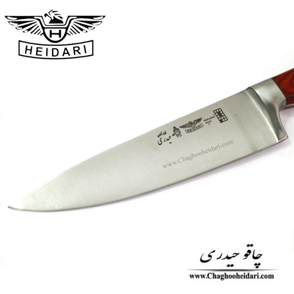 خرید فروش قیمت چاقو کارد راسته ای فورج دسته چوب سایز 8