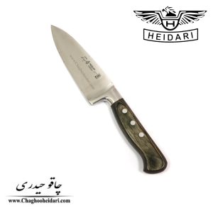 خرید فروش قیمت چاقو کارد راسته ای فورج دسته چوب قهوه ای سایز 6