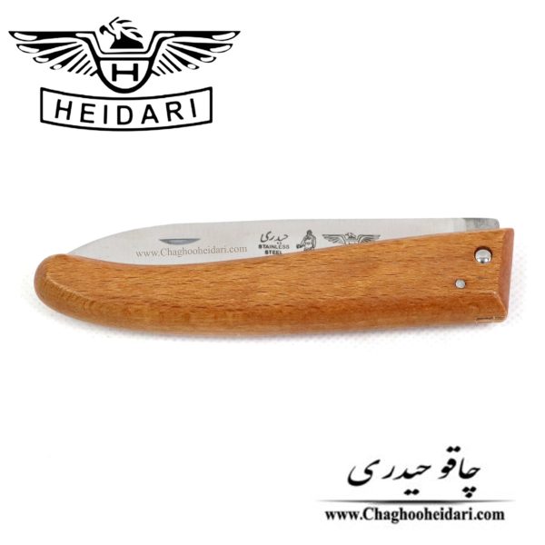 خرید فروش کارد چاقو تاشو حیدری سایز 2 دسته چوب اصلی