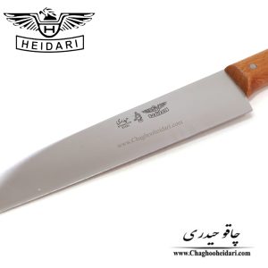 خرید فروش چاقو و کارد برگ زنی تیغه فولاد استیل حیدری دسته چوب مورد استفاده جهت کباب زنی رستوران و آشپزخانه حرفه ای و اماتور متوسط