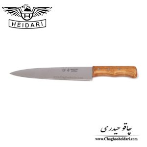 خرید فروش چاقو و کارد برگ زنی تیغه فولاد استیل حیدری دسته چوب مورد استفاده جهت کباب زنی رستوران و آشپزخانه حرفه ای و اماتور متوسط
