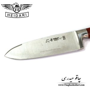 خرید فروش کارد چاقو سلاخی حیدری اصلی فولاد آلمان دسته گلابی زرشکی سایز 8