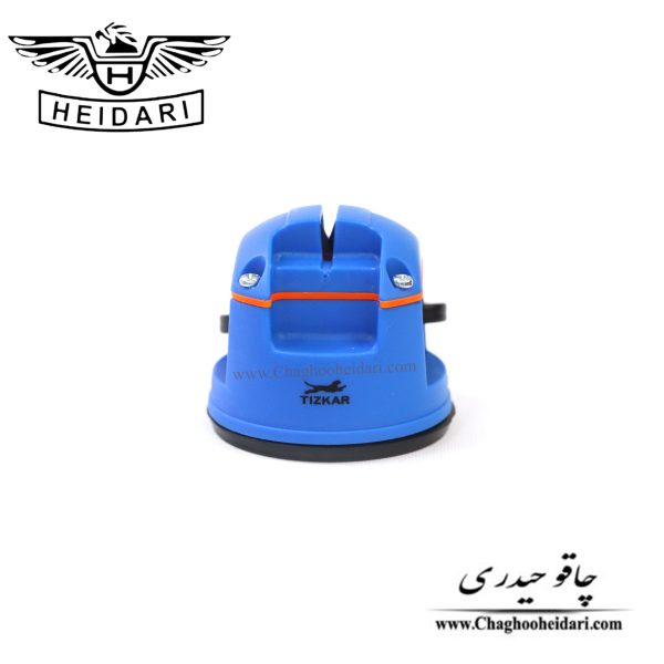 خرید فروش و قیمت چاقو تیزکن رومیزی برند تیزکار مخصوص تیز کردن انواع چاقو و کارد آشپزخانه آبی