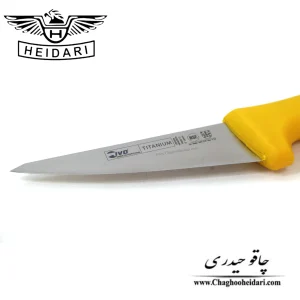 خرید و قیمت فروش چاقو و کارد خارجی ivo ( ایوو ) پرتغال بیخصی باریک آشپزخانه زرد