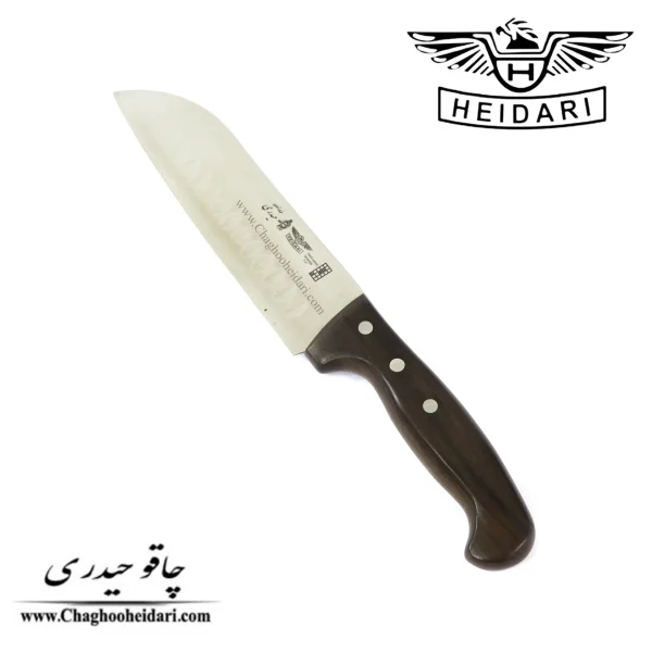 خرید فروش قیمت چاقو کارد سرآشپز ساطوری فولاد آلمان حیدری دسته چوب