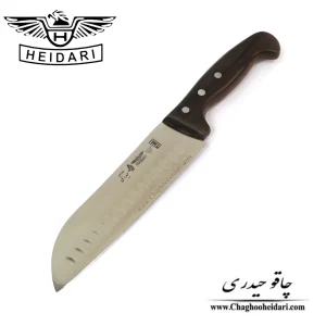 خرید فروش قیمت چاقو کارد سرآشپز ساطوری فولاد آلمان حیدری دسته چوب