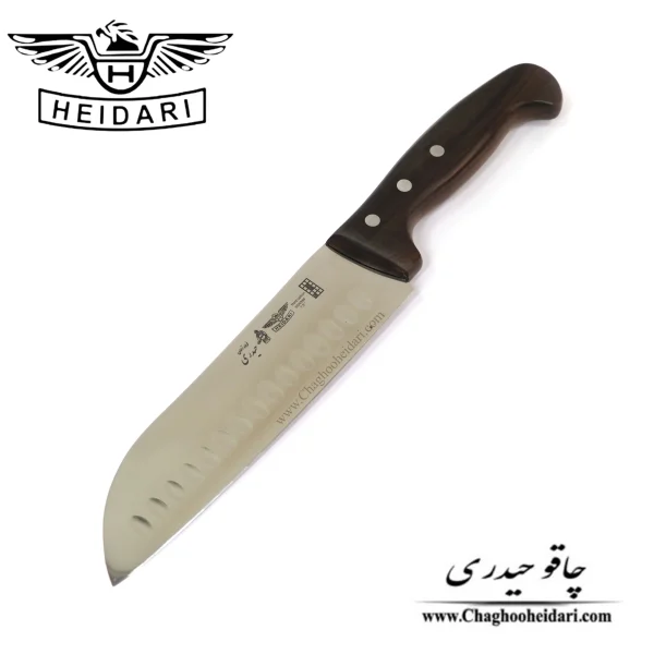 خرید فروش قیمت چاقو کارد سرآشپز ساطوری فولاد آلمان حیدری دسته چوب