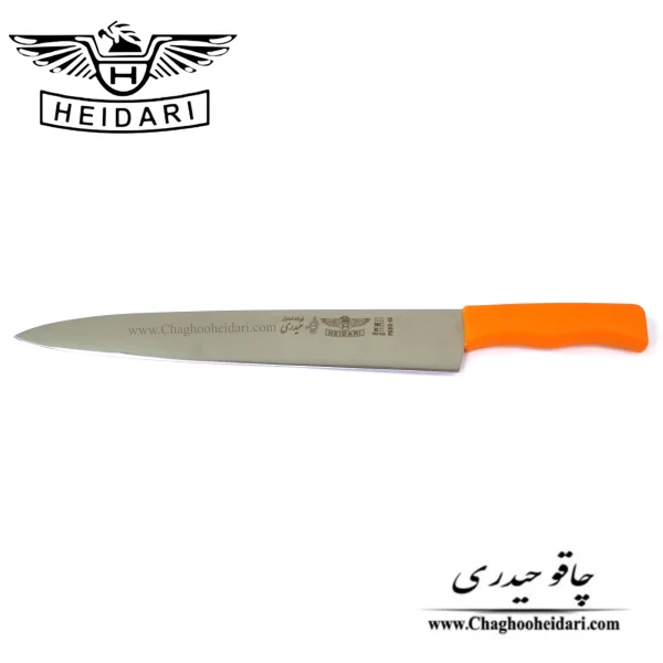 خرید فروش چاقو و کارد برگ زنی تیغه فولاد استیل حیدری دسته پلاستیک سایز 15 مورد استفاده جهت کباب زنی رستوران و آشپزخانه حرفه ای و اماتور