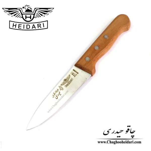 خرید فروش کارد و چاقو دم دستی فولاد آلمان حیدری اصلی دسته چوب