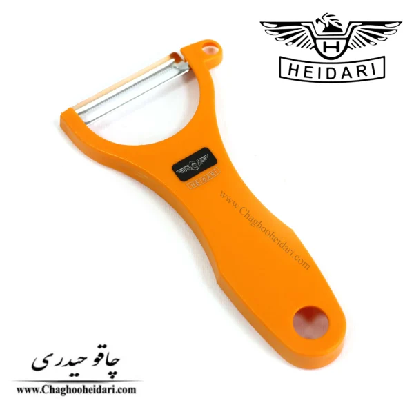 خرید و فروش فیمت پوست کن دسته پلاستیکی حیدری نارنجی